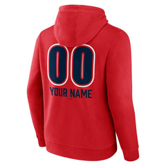 Atlanta Braves Personalized Name & Number Fastball Pullover Hoodie discount