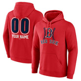Boston Red Sox Personalized Name & Number Fastball Pullover Hoodie Near Me