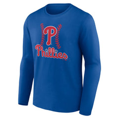 Philadelphia Phillies Personalized Name & Number Fastball Long Sleeve T-Shirt for sale