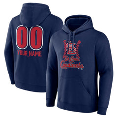 St. Louis Cardinals Personalized Name & Number Fastball Pullover Hoodie Sale