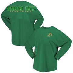 Tampa Bay Lightning - Fanatics Women's St. Patrick's Day Spirit Jersey T-Shirt Kelly Green