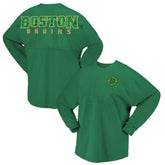 Boston Bruins Fanatics Women's St. Patrick's Day Spirit Jersey T-Shirt Kelly Green