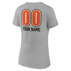 Baltimore Orioles Women's Personalized Name & Number Fastball V-Neck T-Shirt Online