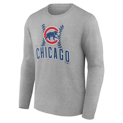 Chicago Cubs Personalized Name & Number Fastball Long Sleeve T-Shirt Sale
