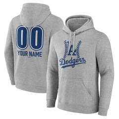 Los Angeles Dodgers Personalized Name & Number Fastball Pullover Hoodie Clearance