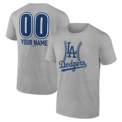 Los Angeles Dodgers Personalized Name & Number Fastball T-Shirt Clearance