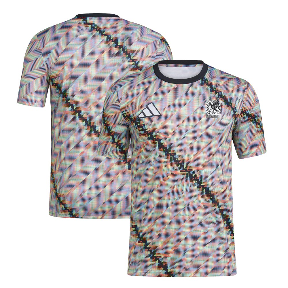 Adidas Mexico National Team 2024 Hispanic Heritage Pre-Match Top - Black