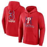 Bryce Harper Philadelphia Phillies Fastball Player Name & Number Pullover Hoodie Online
