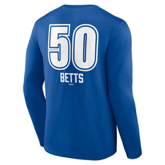 Mookie Betts Los Angeles Dodgers Fastball Player Name & Number Long Sleeve T-Shirt for sale
