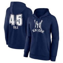 Gerrit Cole New York Yankees Women's Fastball Player Name & Number Pullover Hoodie Near Me