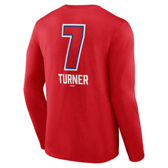 Trea Turner Philadelphia Phillies Fastball Player Name & Number Long Sleeve T-Shirt Lifestyle