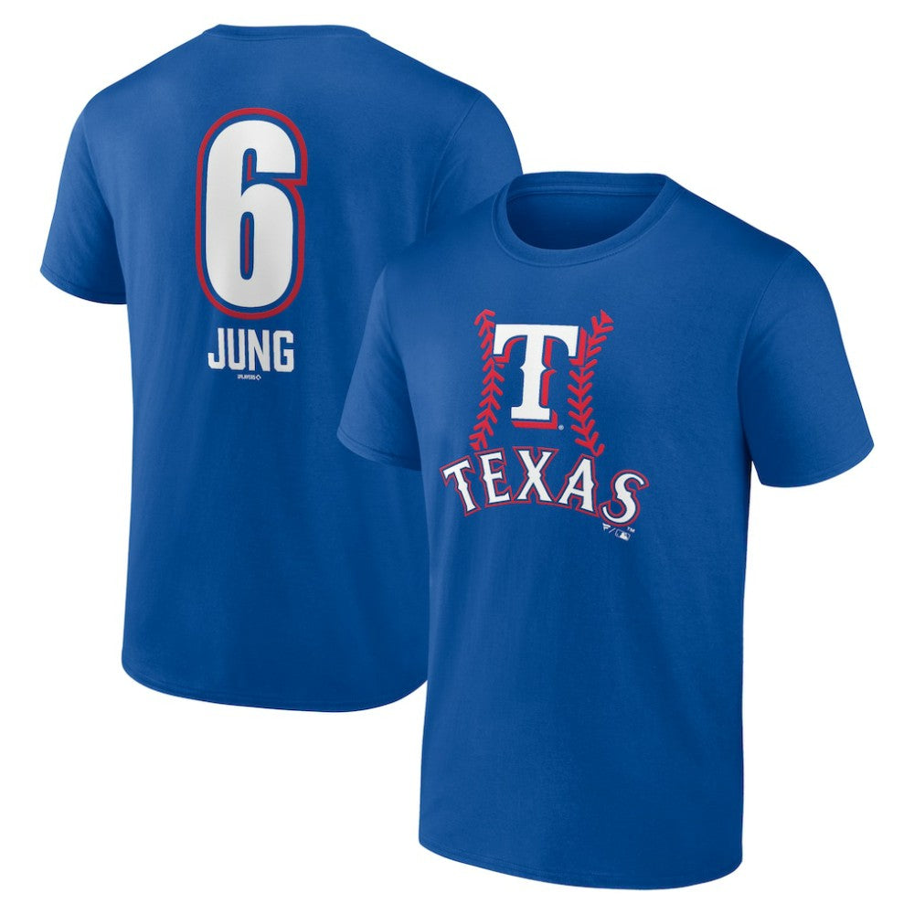 Josh Jung Texas Rangers Fastball Player Name & Number T-Shirt Near Me