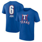 Josh Jung Texas Rangers Fastball Player Name & Number T-Shirt Near Me