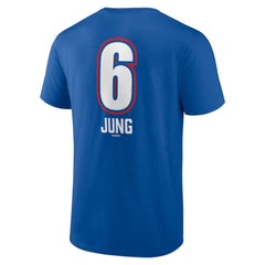 Josh Jung Texas Rangers Fastball Player Name & Number T-Shirt Near Me