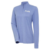 Atlanta Braves Antigua Women's Mentor Quarter-Zip Pullover Top Sale