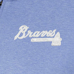 Atlanta Braves Antigua Women's Mentor Quarter-Zip Pullover Top Sale