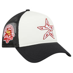Houston Astros New Era Checkered Flag A-Frame Trucker 9FORTY Adjustable Hat for sale