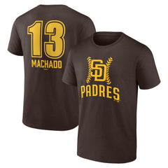 Manny Machado San Diego Padres Fastball Player Name & Number T-Shirt Clearance
