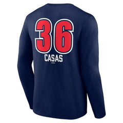 Triston Casas Boston Red Sox Fastball Player Name & Number Long Sleeve T-Shirt Sale