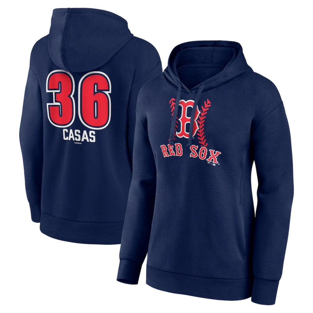 Triston Casas Boston Red Sox Women's Fastball Player Name & Number Pullover Hoodie On Sale