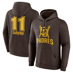 Yu Darvish San Diego Padres Fastball Player Name & Number Pullover Hoodie discount
