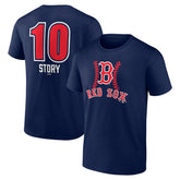 Trevor Story Boston Red Sox Fastball Player Name & Number T-Shirt Online