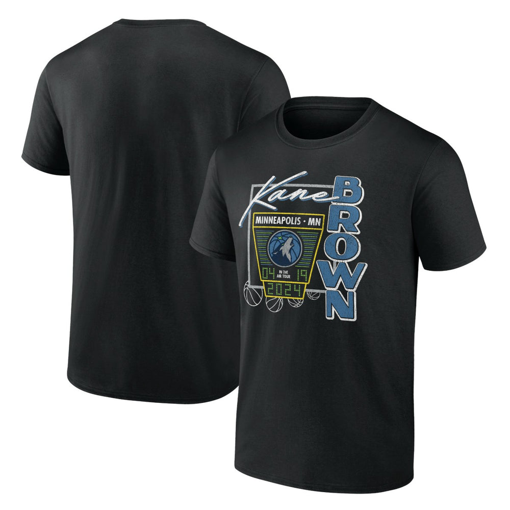 Fanatics - Kane Brown x Minnesota Timberwolves T-Shirt - Black