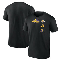 NBA - Los Angeles Lakers Graffiti Logo T-Shirt - Black