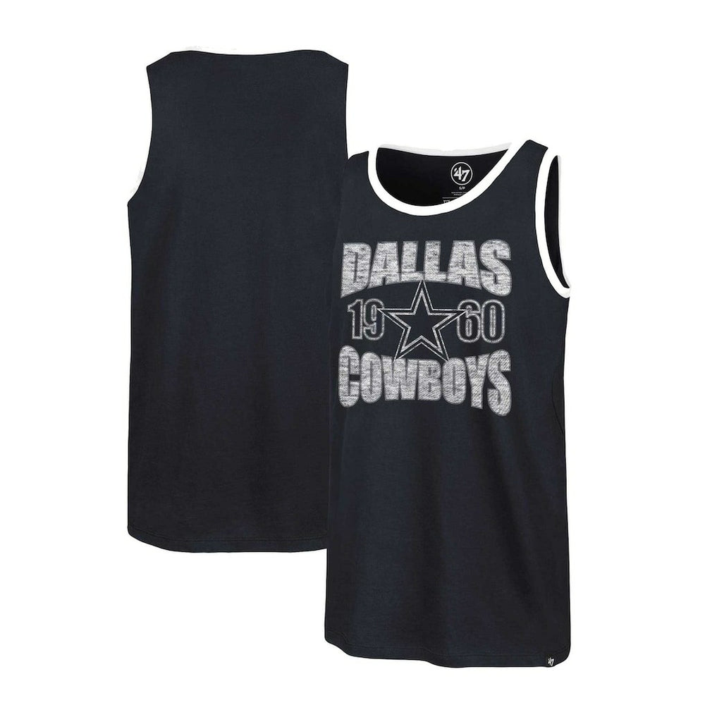 Dallas Cowboys '47 Upload Franklin Tank Top Navy - 47 brand