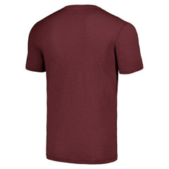 Washington Commanders Homage Unisex 2024 Team Draft Tri-Blend T-Shirt Heather Burgundy - NFL