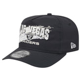 Las Vegas Raiders New Era Throwback Brush Golfer Snapback Hat Black - NFL