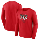 NBA - Chicago Bulls Pick & Roll Coverage Long Sleeve T-Shirt - Red