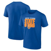 New Era - New York Knicks Pick & Roll Coverage T-Shirt - Blue