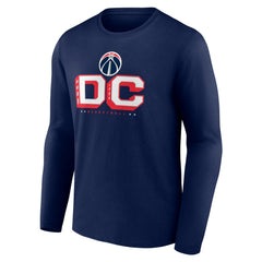 NBA - Washington Wizards Pick & Roll Coverage Long Sleeve T-Shirt - Navy