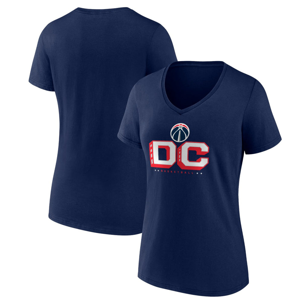 NBA - Washington Wizards Pick & Roll Coverage V-Neck T-Shirt - Navy