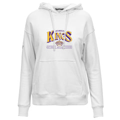 Los Angeles Kings - Levelwear Women's Retro Adorn Spellout Pullover Hoodie White