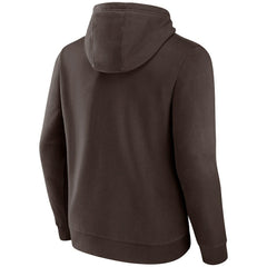 Cleveland Browns Primary Logo Pullover Hoodie Brown - Fanatics