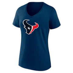 C.J. Stroud Houston Texans Women's Icon Player Name & Number V-Neck T-Shirt Navy - Fanatics