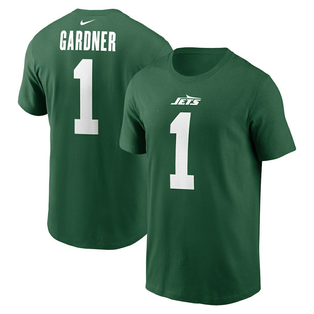 Sauce Gardner New York Jets Name & Number T-Shirt Green - Nike