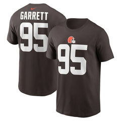 Myles Garrett Cleveland Browns Player Name & Number T-Shirt Brown - Nike