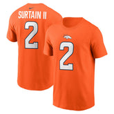 Patrick Surtain II Denver Broncos Name & Number T-Shirt Orange - Nike