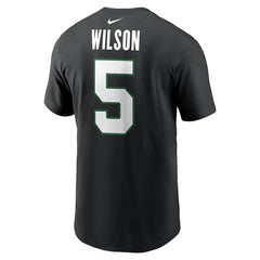 Garrett Wilson New York Jets Name & Number T-Shirt Black - Nike