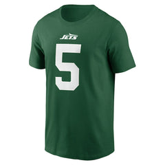 Garrett Wilson New York Jets Name & Number T-Shirt Green - Nike