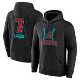 Corbin Carroll Arizona Diamondbacks Name & Number Fastball Pullover Hoodie for sale