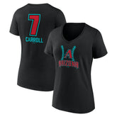 Corbin Carroll Arizona Diamondbacks Women's Name & Number Fastball V-Neck T-Shirt On Sale