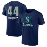 Julio Rodríguez Seattle Mariners Name & Number Fastball T-Shirt for sale