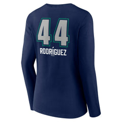 Julio Rodríguez Seattle Mariners Women's Name & Number Fastball V-Neck Long Sleeve T-Shirt discount