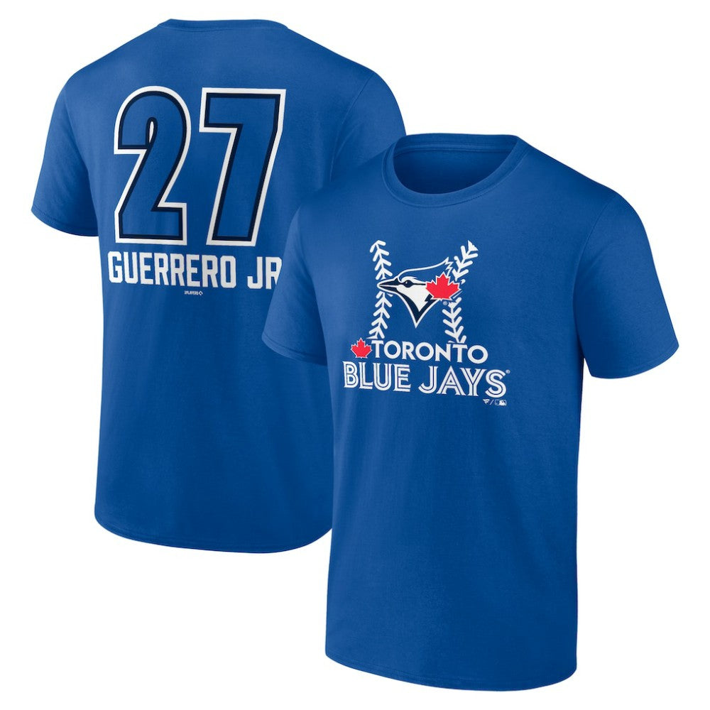 Vladimir Guerrero Jr. Toronto Blue Jays Name & Number Fastball T-Shirt for sale