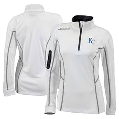Kansas City Royals Columbia Women's Omni-Wick Shotgun Quarter-Zip Pullover Top On Sale