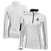 Miami Marlins Columbia Women's Omni-Wick Shotgun Quarter-Zip Pullover Top Near Me